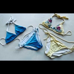 Victoria’s Secret triangle bikinis medium/large
